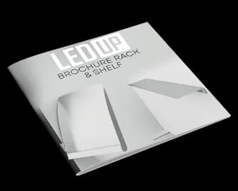 BROCHURE RACK & SHELF