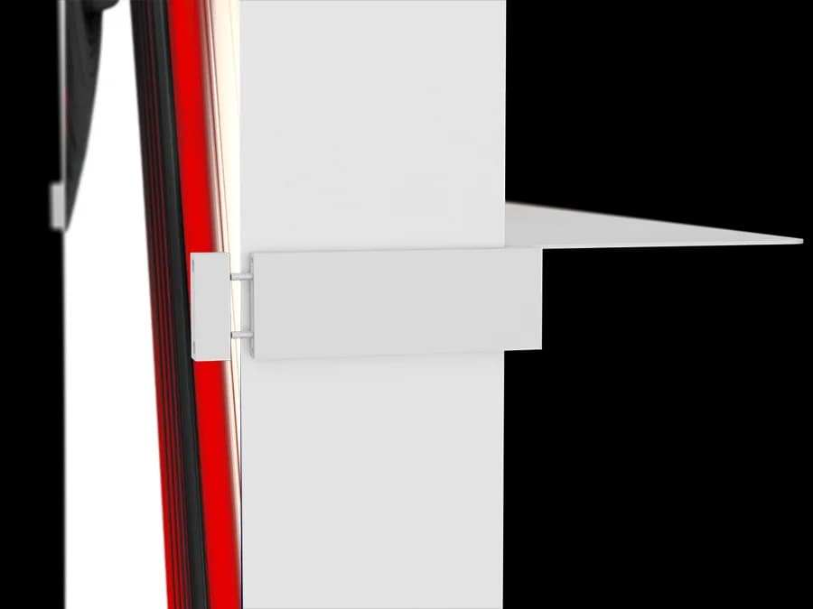 shelf & brochure holder